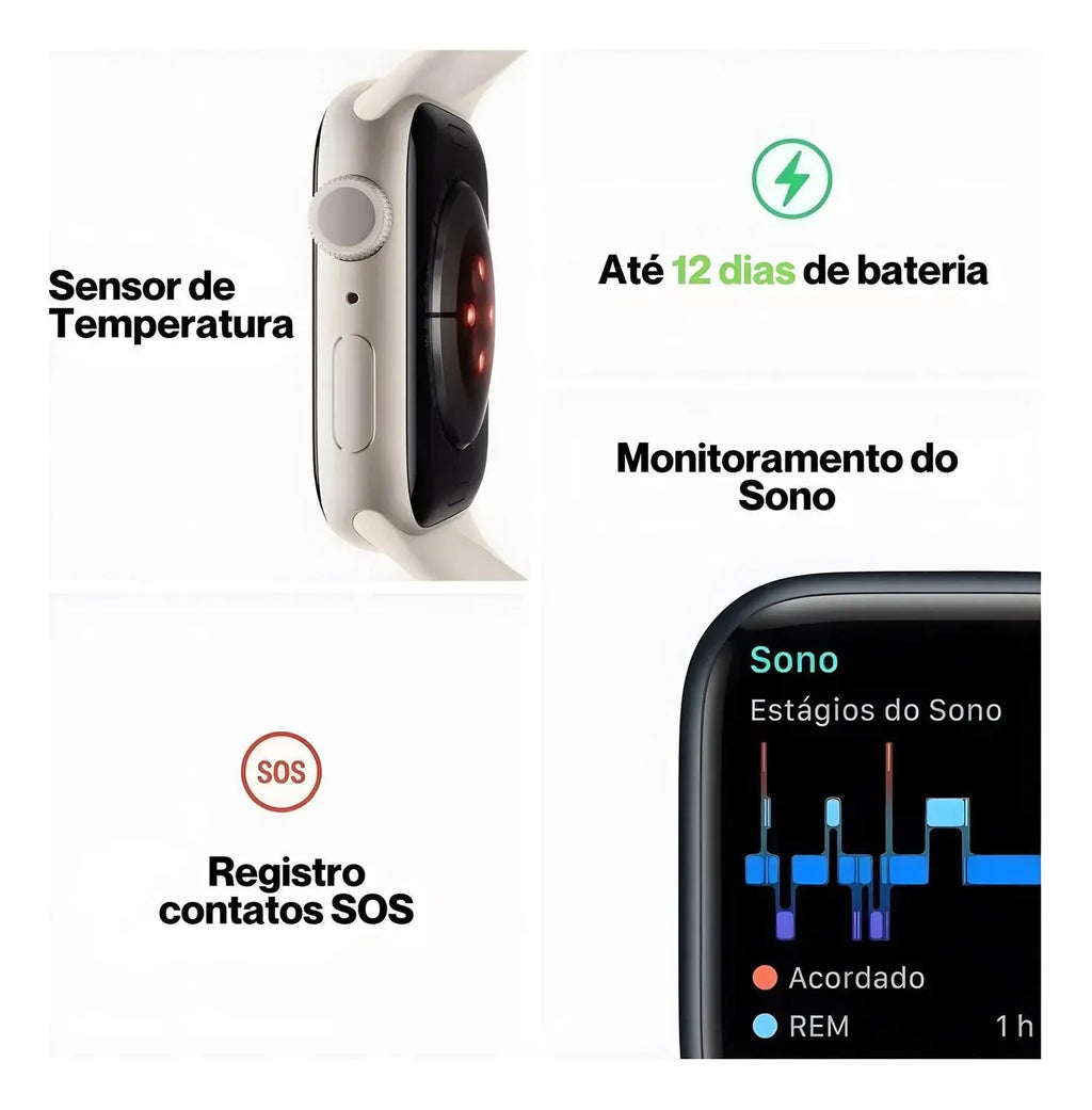 Smartwatch W59 + c\ Tela Amoled