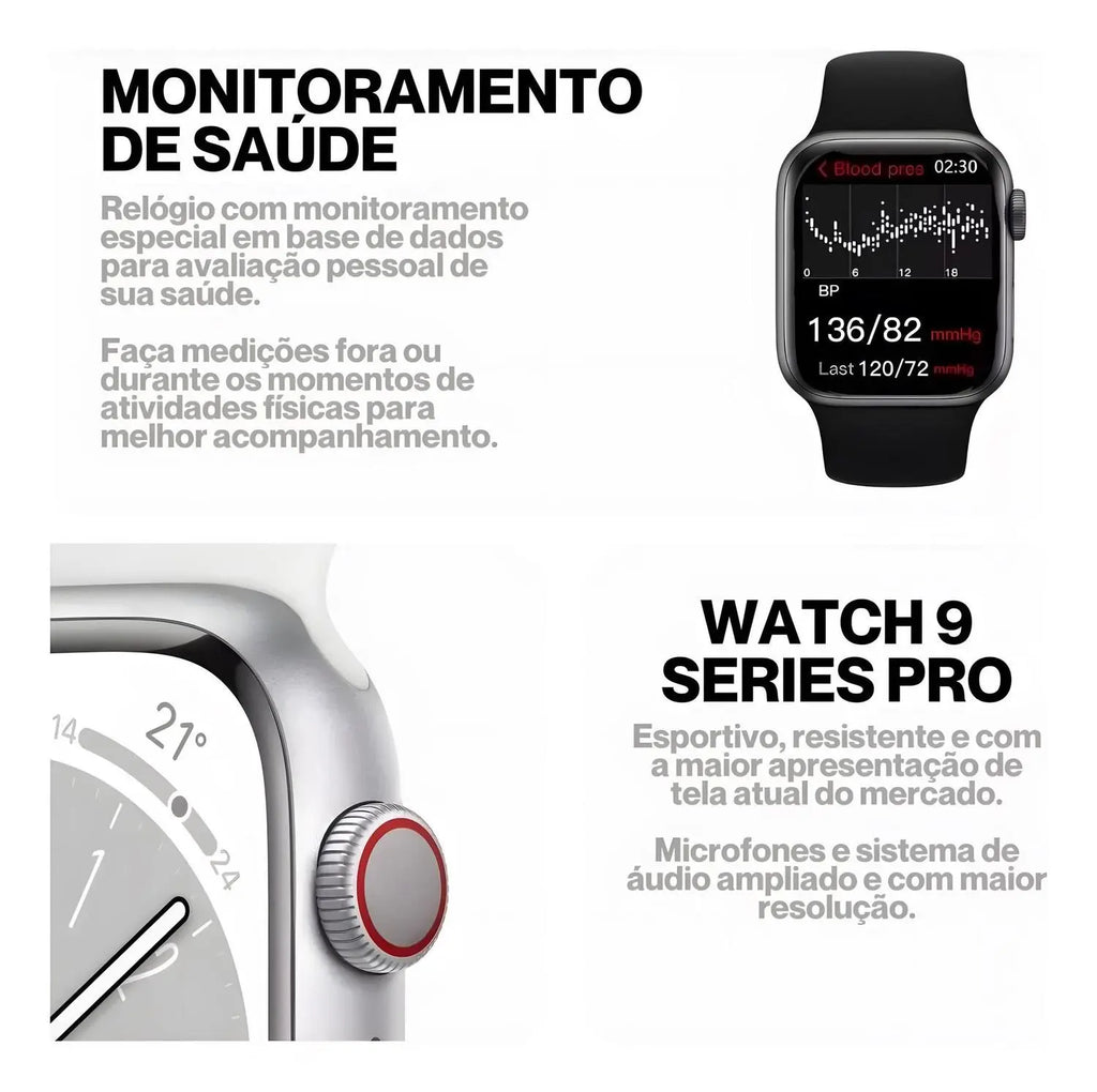 Smartwatch W59 + c\ Tela Amoled